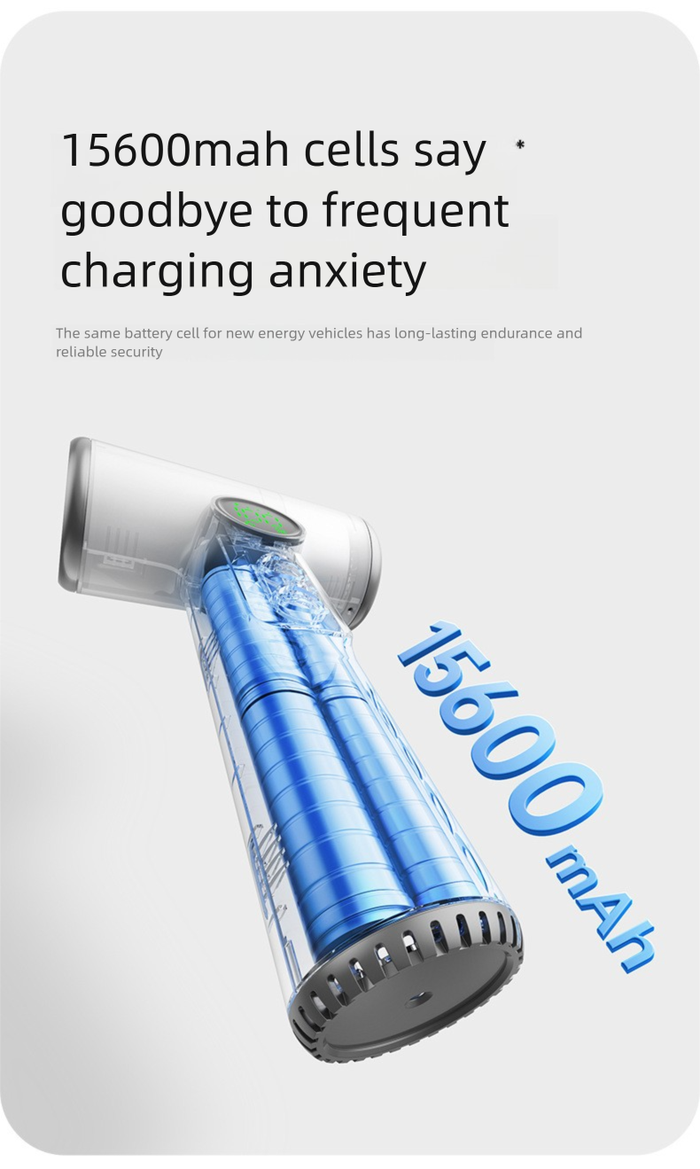 Asciugacapelli wireless ricaricabile tramite USB, portatile, ad asciugatura rapida, resistente al vento, per viaggi, campeggio, dormitorio per studenti, senza bisogno di spina._voghion.com