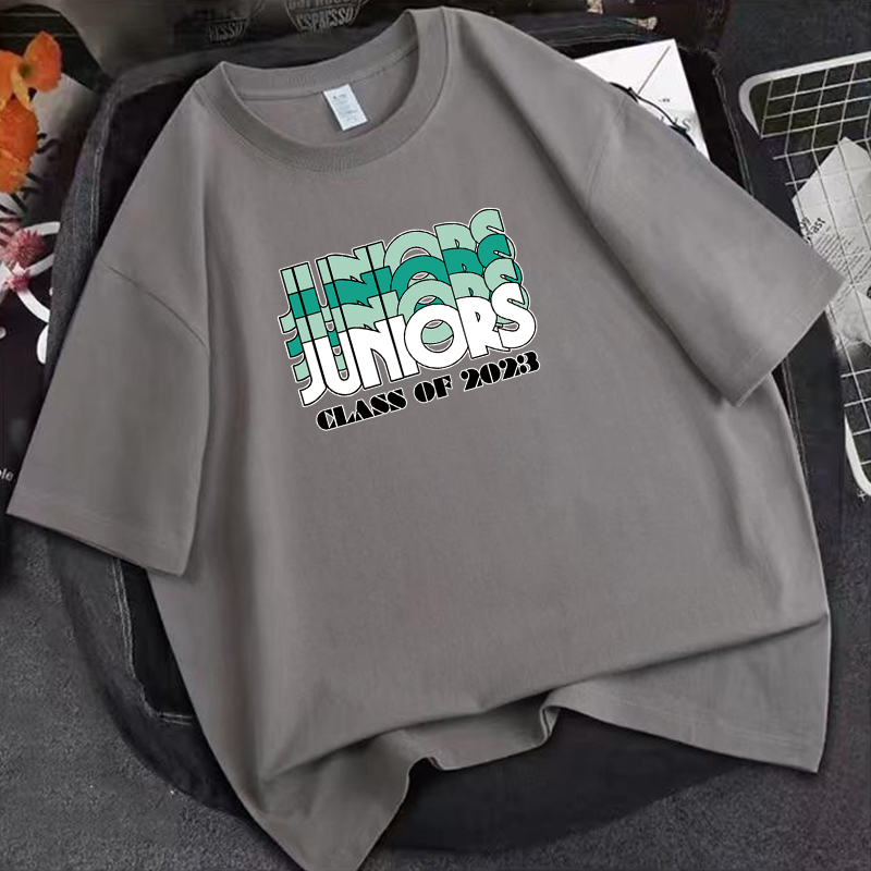 Trendig lös bomull Cool mångsidig elastisk par Stor t-shirt med rund hals för män sommar_voghion.com