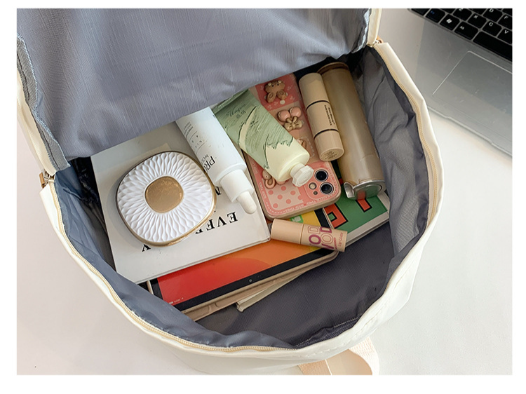 Women's Bags style schoolbag light and simple casual student backpack large capacity men and women backpack_voghion.com