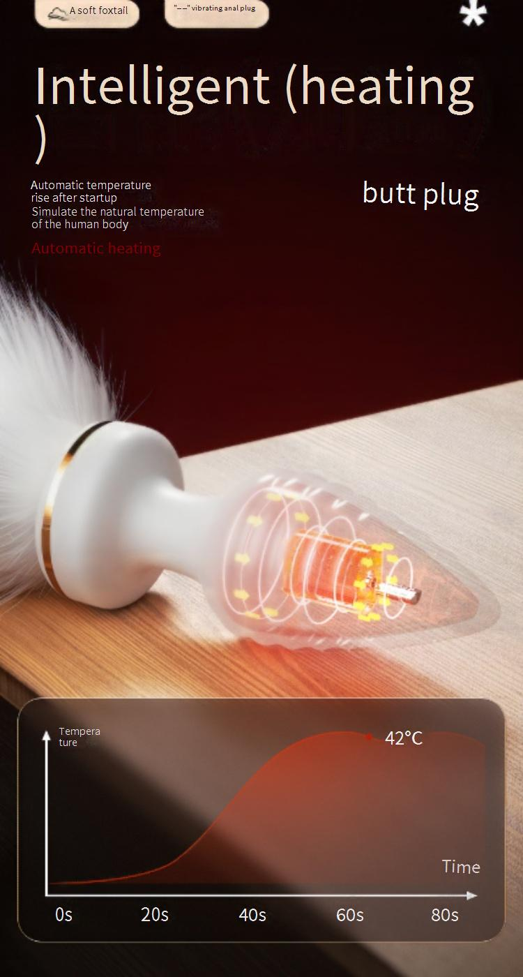 Sexprodukter ROSELEX SM Back Garden Fox Tail Analplugg Utendørsklær Voksne produkter_voghion.com