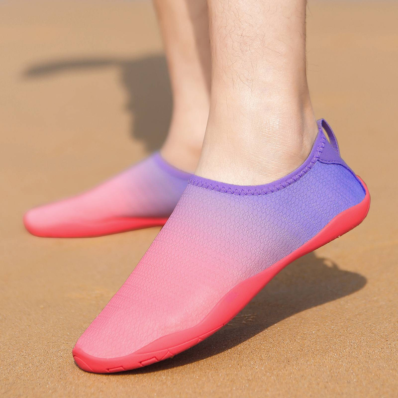 Scarpe per sport acquatici per uomo e donna - Scarpe da acqua ad asciugatura rapida, antiscivolo, da indossare a piedi nudi, per spiaggia, nuoto, snorkeling, escursionismo_voghion.com