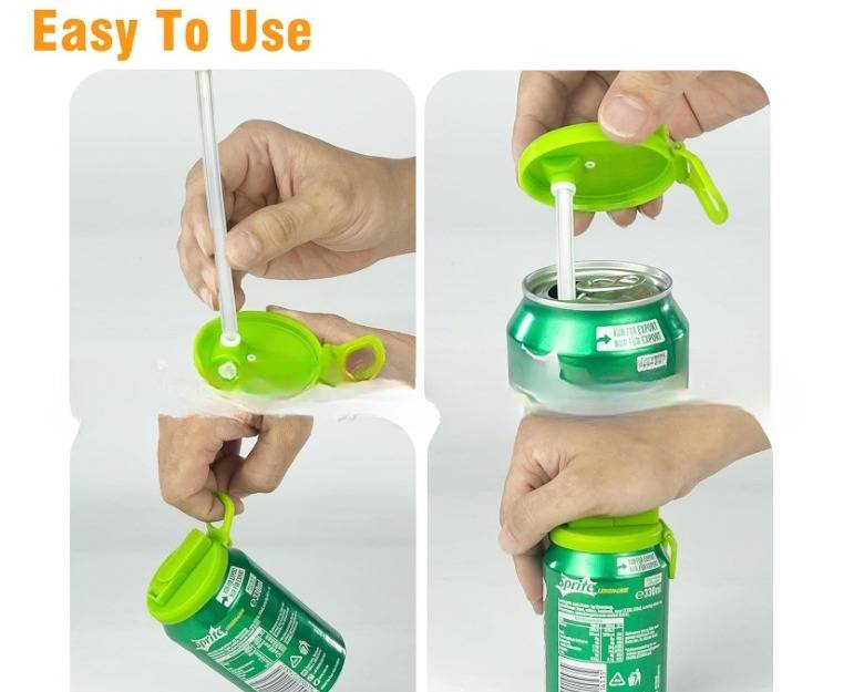 Nouveaux couvercles de canettes de soda et canettes d'une once pour une installation rapide et facile_voghion.com
