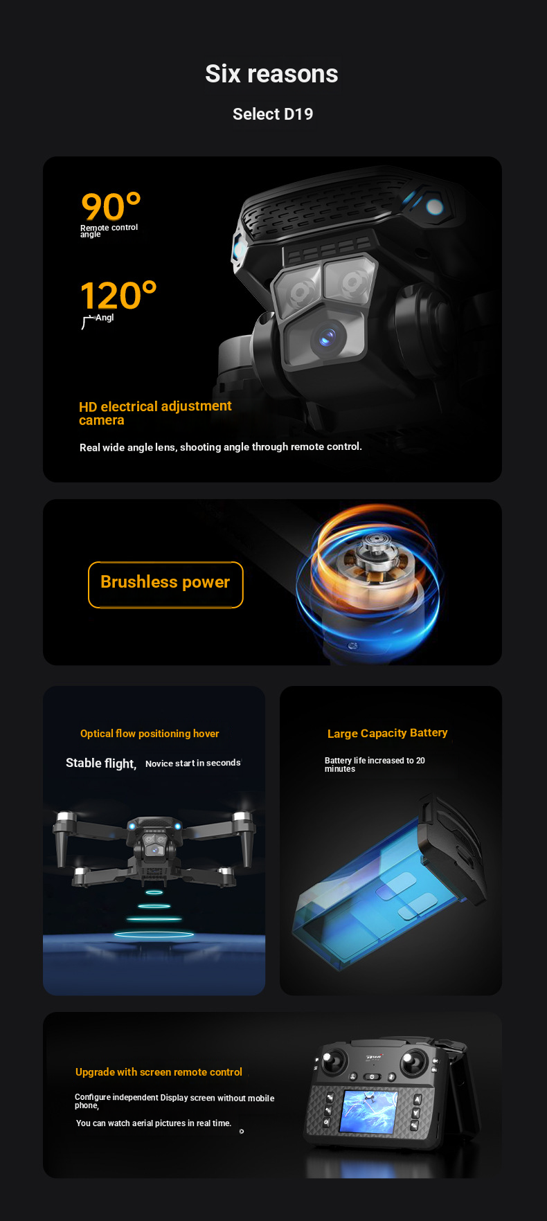Aerial Photography Special Drone Ultra-clear Return Aircraft GPS Fixed-level Student FPV Remote Control Aircraft Toys_voghion.com