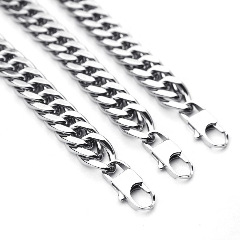 Schmuck Persönlichkeit Rock Stil Titan Kette Edelstahl Armband_voghion.com