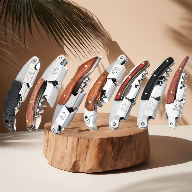 Multifunctional Creative Beer Stainless Steel Red Wine Bottle Opener Corkscrew_voghion.com
