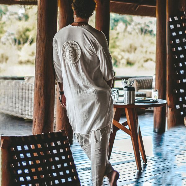 Cardigan estivo da uomo in lino Tulum per le vacanze, taglia europea_voghion.com