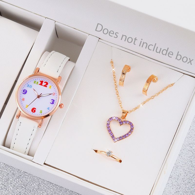 Love Full Diamond Fashion Watch Goddess Watch Love Korut puku kaulakoru korvakorut sormus yhdistelmä_voghion.com