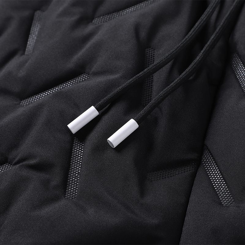 "Men's Fleece-Lined Winter Pants – Thickened Polyester Thermal Joggers With Elastic Waist (Black, M-5XL)"_voghion.com