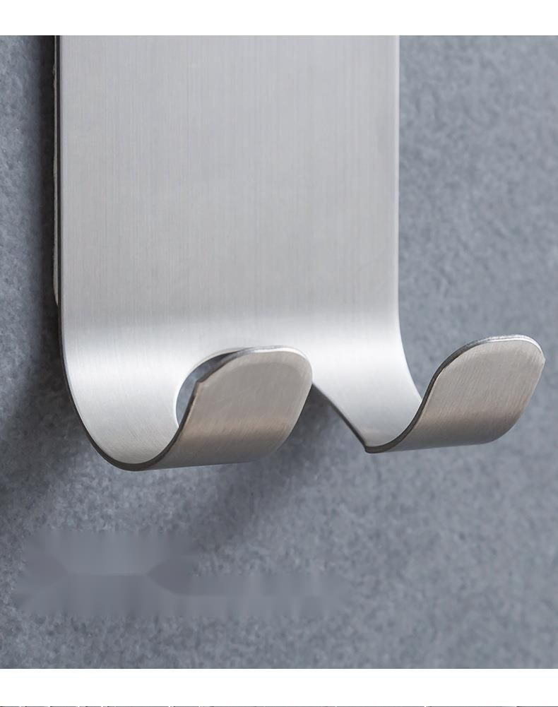 Stainless Steel Shaver Holder Manual Razor Organizer Bathroom No-Drill Storage Rack Plug Hook_voghion.com