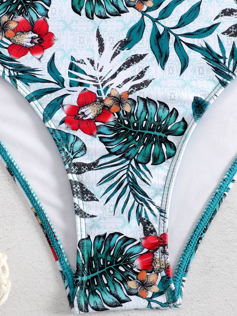 2024 Nieuwe badpakset met veelkleurige borstkruisbikini en tweedelige set_voghion.com