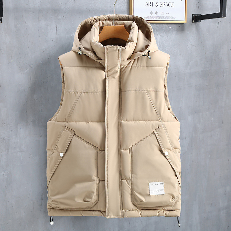 Herrenbekleidung Winter Oberbekleidung verdickte warme Jugend Student Weste Weste Outdoor Arbeitsjacke_voghion.com