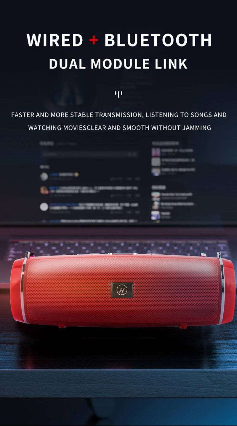 Bluetooth-Lautsprecher Im Jahr Subwoofer-Bluetooth-Lautsprecher 12 Stunden Spielzeit PartyBoost Für Die Kopplung Mehrerer Lautsprecher_voghion.com