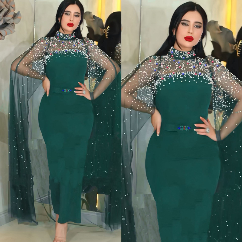 Naisterõivad Moslemi Abaya Naiste litritega kleit ülikond Šifoonist kaheosaline kleit Cape Robe_voghion.com