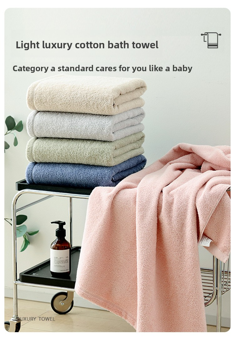 5A Grade Luxury Combed Cotton Bath Towel - Class A Certified Antibacterial Extra Large 80x160cm Soft & Highly Absorbent_voghion.com