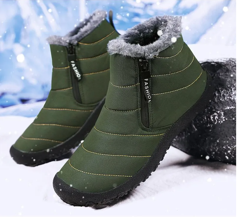 Neu Männer Mit High Top Outdoor Wasserdicht, Anti-rutsch Verschleiß-beständig Herbst Und Winter Frauen Warme Baumwolle Schuhe_voghion.com