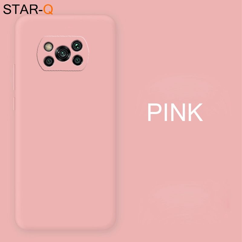 Nova capa de silicone líquido para celular Xiaomi Poco X3 NFC M2 F2 Pro X2 global, capas traseiras protetoras macias originais_voghion.com