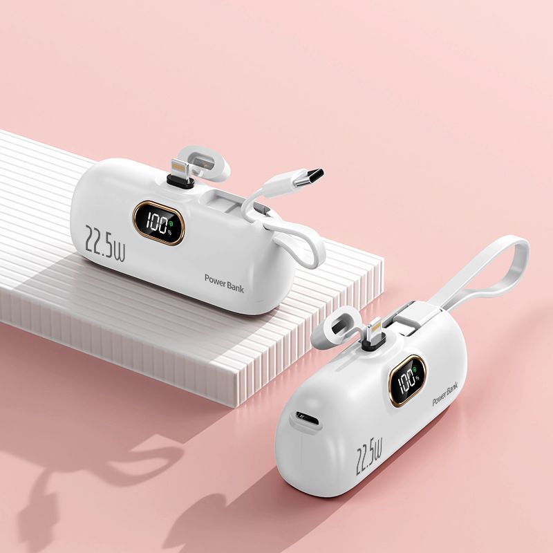 Mini alimentatore portatile compatto tascabile mobile con carica rapida transfrontaliera all'ingrosso da 22,5 W, stampa regalo_voghion.com