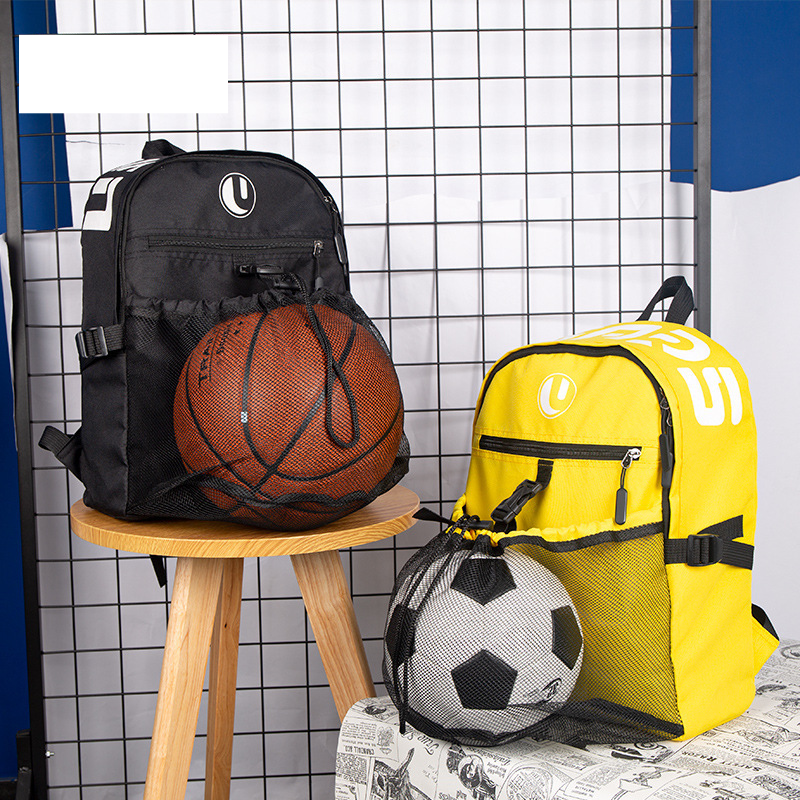 Sporttaschen Basketballtasche Aufbewahrungstasche Balltasche Trainingsausrüstung Kinder Fußball Volleyballnetz Rucksack Sport Schülerrucksack Rucksack_voghion.com