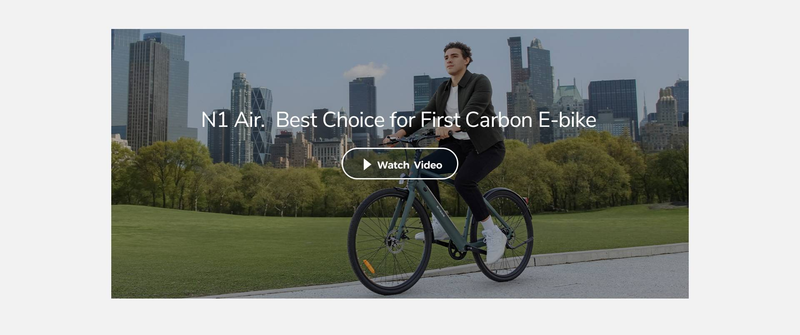 Vélo électrique de ville en fibre de carbone Engwe MapFour N1 Air ST 250 W pour femme avec capteur de couple et batterie 36 V 10 Ah_voghion.com