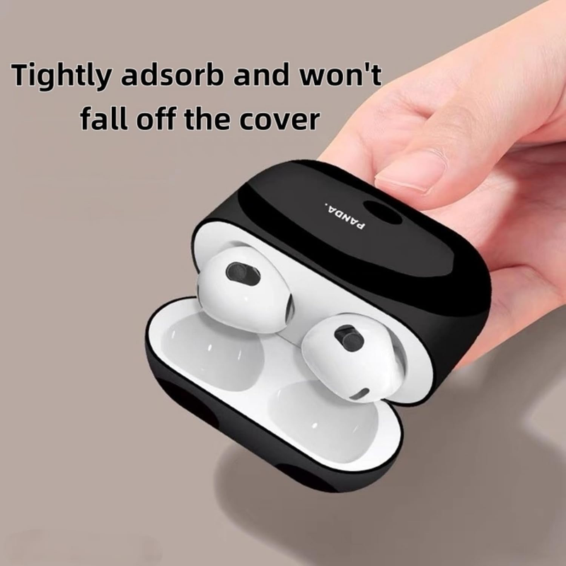 Compatible avec les AirPods 4, coque de protection en TPU souple à motif panda animé, pour femmes et hommes. Compatible avec les AirPods 4._voghion.com