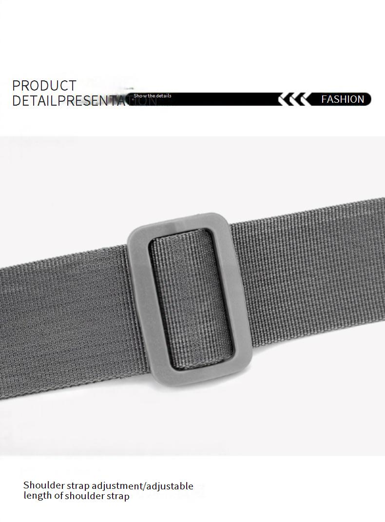 Marsupio ultraleggero in nylon per corsa, viaggi e uso quotidiano - Cinturino regolabile, design multitasche, resistente all'acqua_voghion.com