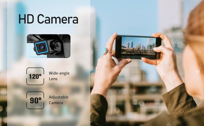 X6 Drone, HD Dual Cameras, Dual Batteries, APP WIFI-FPV, One-key Takeoff, 360° Roll, Intelligent Obstacle Avoidance, Gifts For Boys And Girls_voghion.com