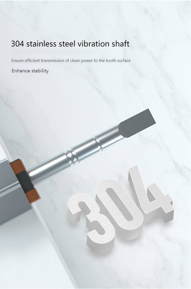 Intelligente elektrische Schallzahnbürste – 3 Modi, Akku mit über 30 Tagen Laufzeit, Aufladen über USB, weiche Borsten für empfindliche Zähne (Weiß/Pink)_voghion.com