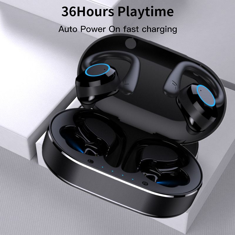 Draadloze 5.0 hoofdtelefoon Touch Control Sport waterdichte Bluetooth HiFi 9D Bass Stereo oortelefoon headset met microfoon_voghion.com