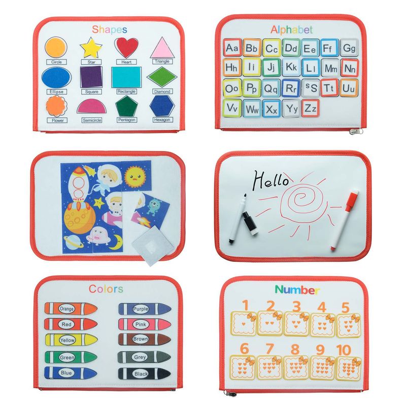 Tablero de actividades Montessori para niños de 1 a 3 años Juguetes educativos sensoriales y de viaje_voghion.com