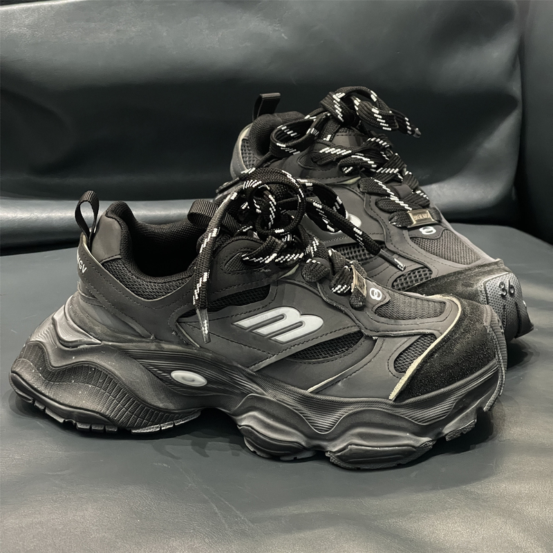 Autunno/Inverno 2023 Nuovo Spessa Suola Parigi Cargo Dad Liu Haoran Stesso Stile Walking Show Elevated Sport Scarpe da Donna_voghion.com