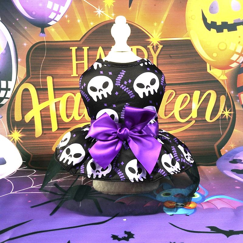 Halloween-Kleidung für Hunde, Netzrock, Heimtierbedarf_voghion.com