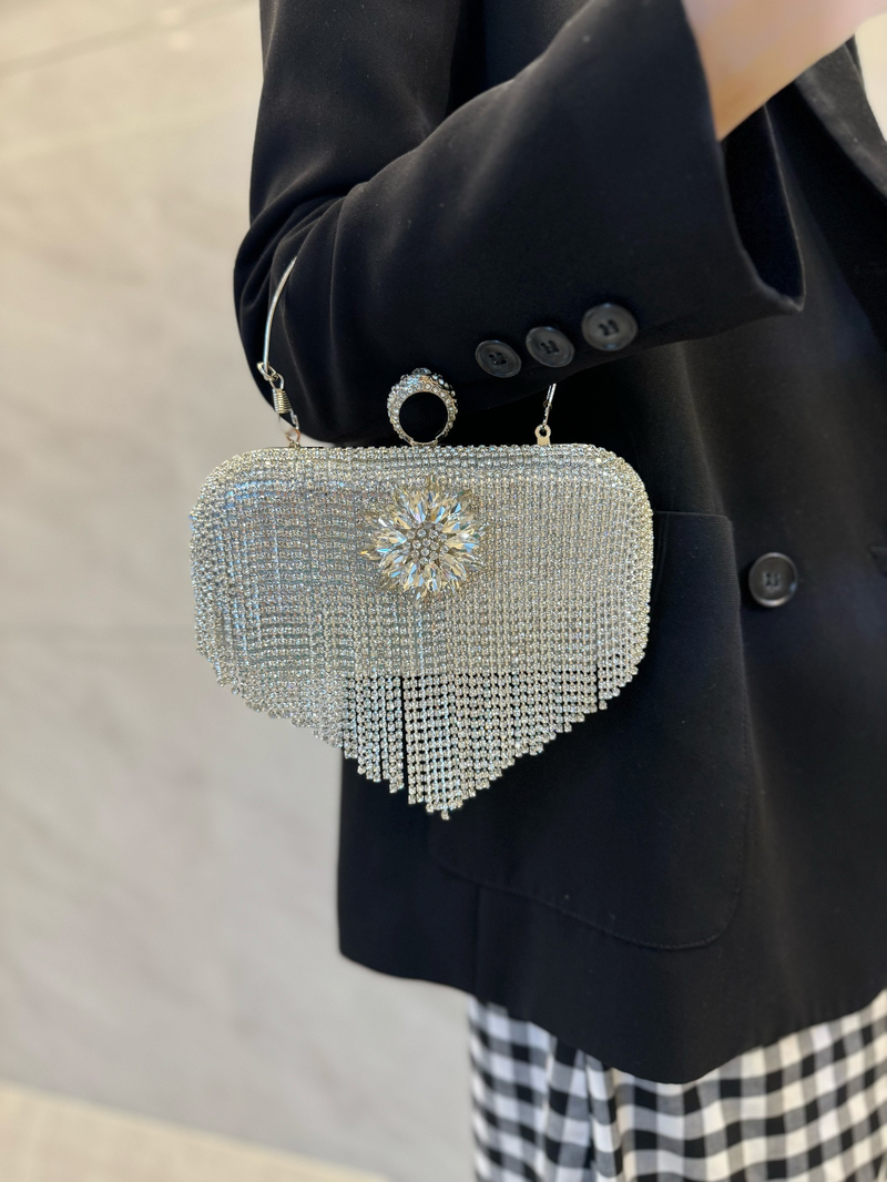 Uus Full Water Diamond Handheld Bar õhtukleit, väike lõhnav ja voolav Su Xieqiao banketikott_voghion.com