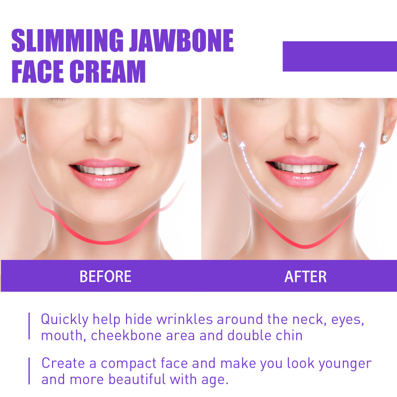 Creme Ansigtsløftning Slankende Tynd V Ansigtsløftning Opstrammende Fjernelse Masseter Muscle Dobbelthage Anti-aging Fugtgivende Skønhed_voghion.com