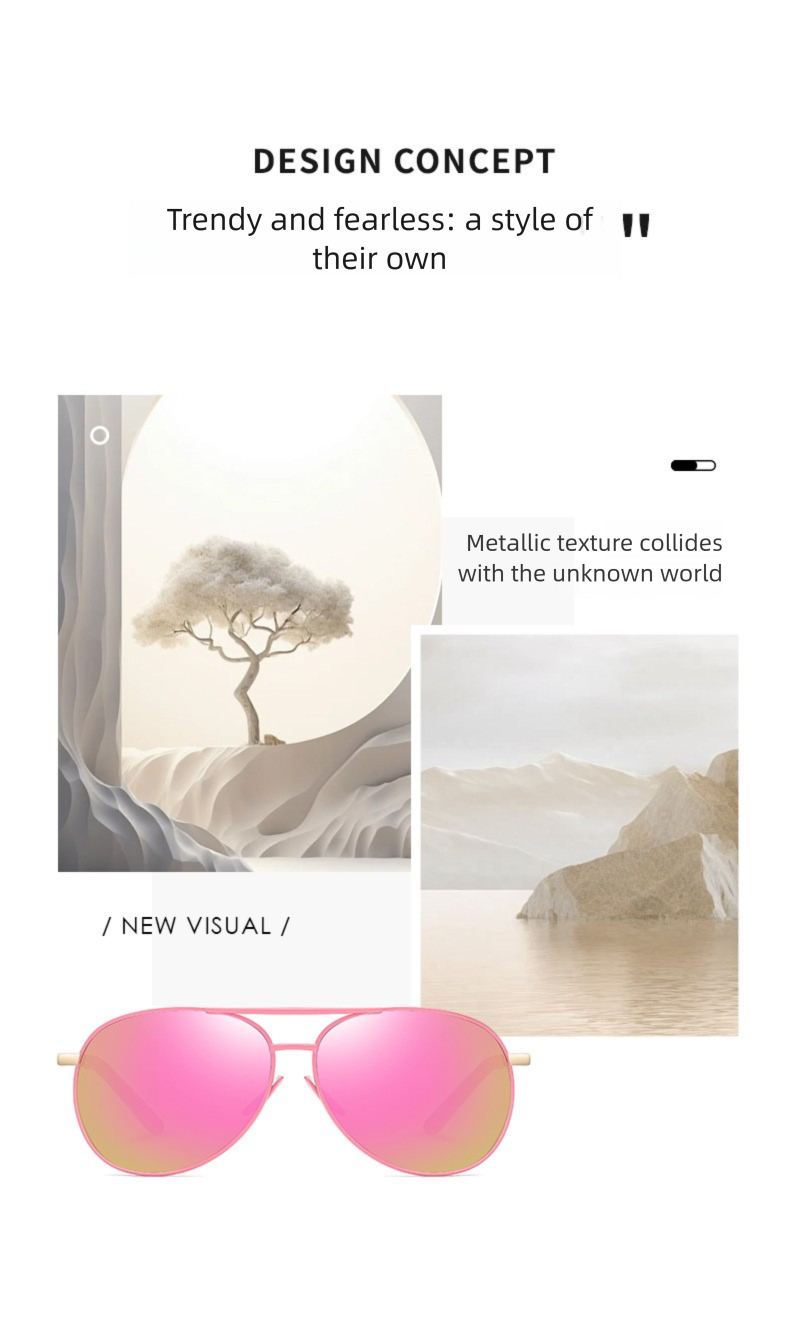 Women, Aviator Style Sunglasses For Spring-Loaded Legs, UV Protection, Lacquered Glasses_voghion.com