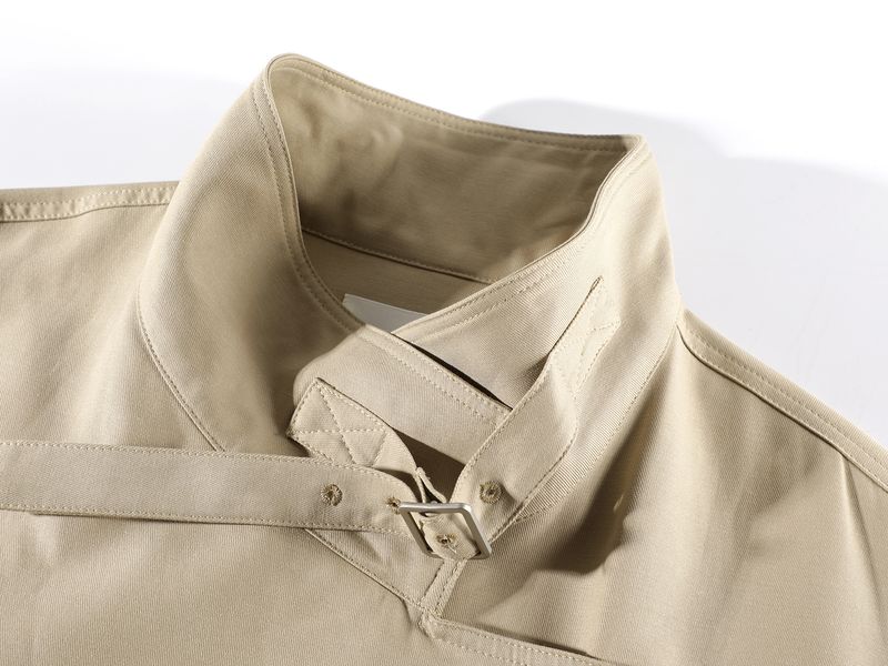 XinmonLee Vroege Herfst Nieuwe Lange Trenchcoat High-End Elegante Koreaanse Stijl Losse Casual Opstaande Kraag Jas_voghion.com