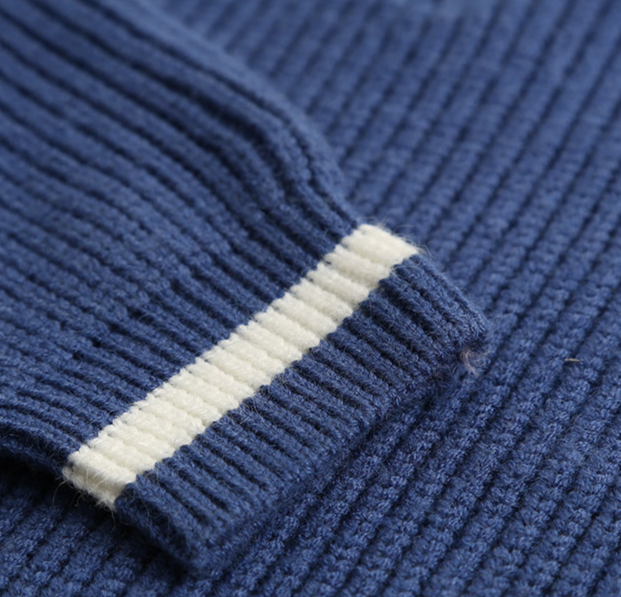 Persan Benny – pull pour enfants, nouveau Style collège, faux col, veste coréenne pour hommes, pull rayé 2023_voghion.com