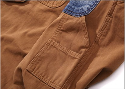 Lösa raka arbetskläderstrend för män i ett stycke med slitna retro-casual-jeans_voghion.com