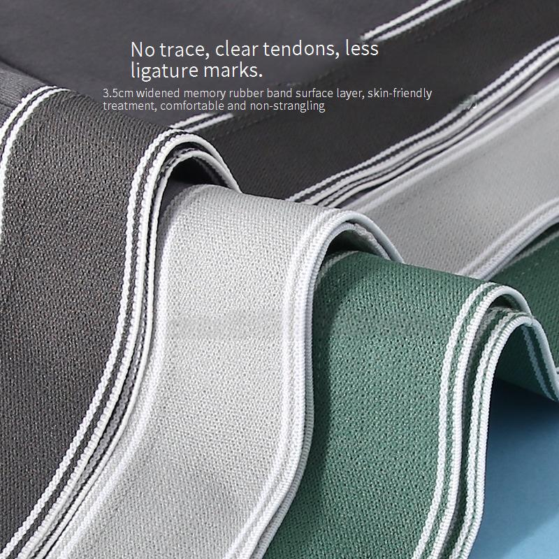 Men's Premium 60s Long-Staple Cotton Underwear - Breathable, Anti-Bacterial, Plus Size (Up To 260 Lbs) - Graphite Lined Gusset For Comfort & Hygiene_voghion.com