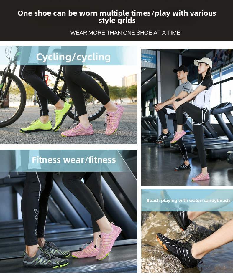 Unisex Quick-Dry Water Shoes – Barefoot Aqua Socks For Swimming, Beach & Light Hiking With Anti-Slip & Massage Sole (Multiple Colors)_voghion.com