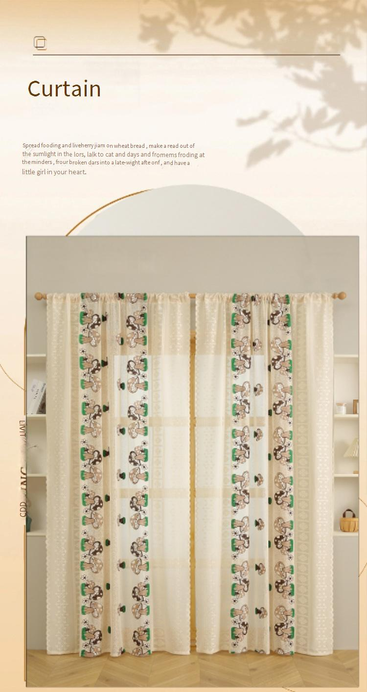 Moderne, bestickte, transparente Vorhänge – Spitzenvorhänge mit Schmetterlings- und Käfermotiven für das Wohnzimmer (140 x 260 cm, halbtransparent, 40–70 % Lichtfilterung, fertig zum Aufhängen)_voghion.com
