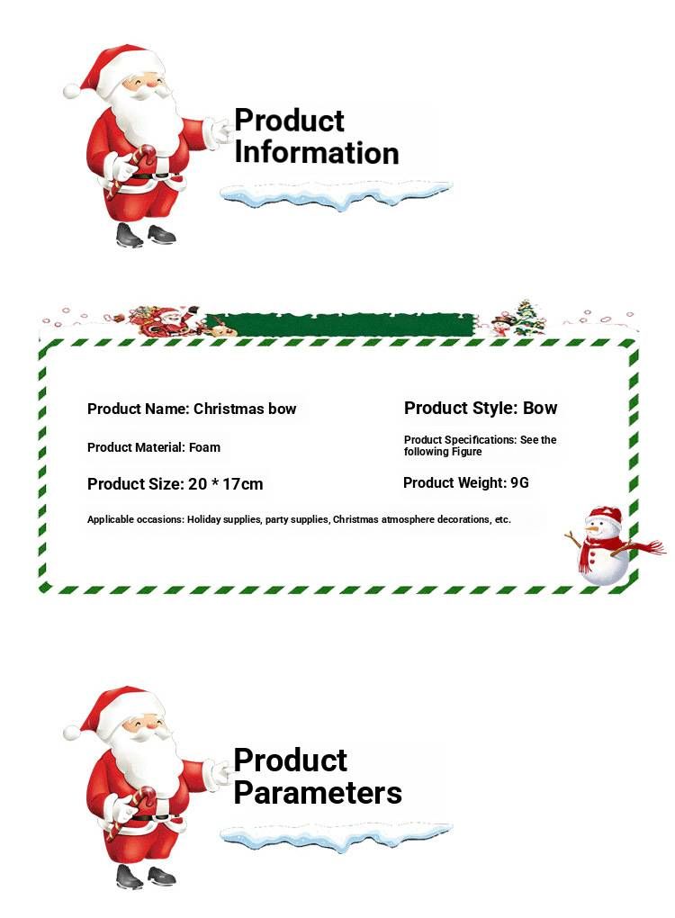 Elegant Christmas Bow Decorations – Premium Fabric Tree & Wall Hangings For Festive Home & Store Displays (White/Pink/Red/Gold/Silver/Champagne)_voghion.com