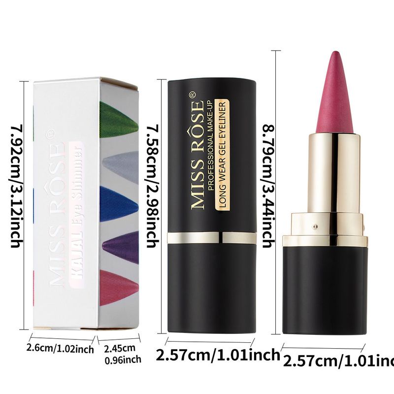 Eyeliner in crema colorato per il trucco, impermeabile, monouso, a lunga tenuta e non soggetto a sbavature, eyeliner multicolore_voghion.com