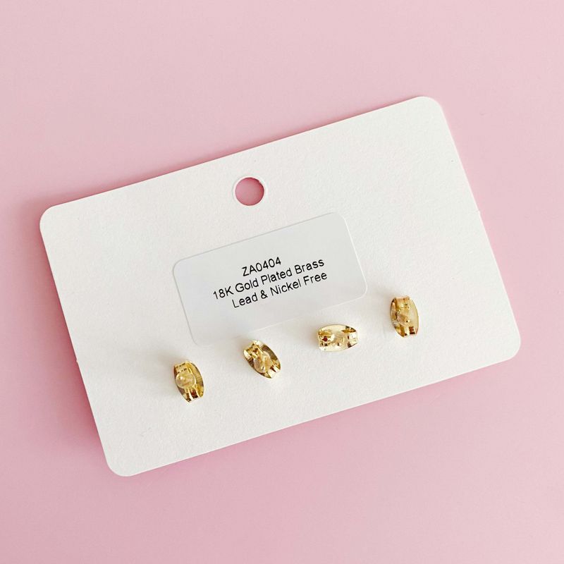 Be The Shine Linked Earrings Set Of 3_voghion.com