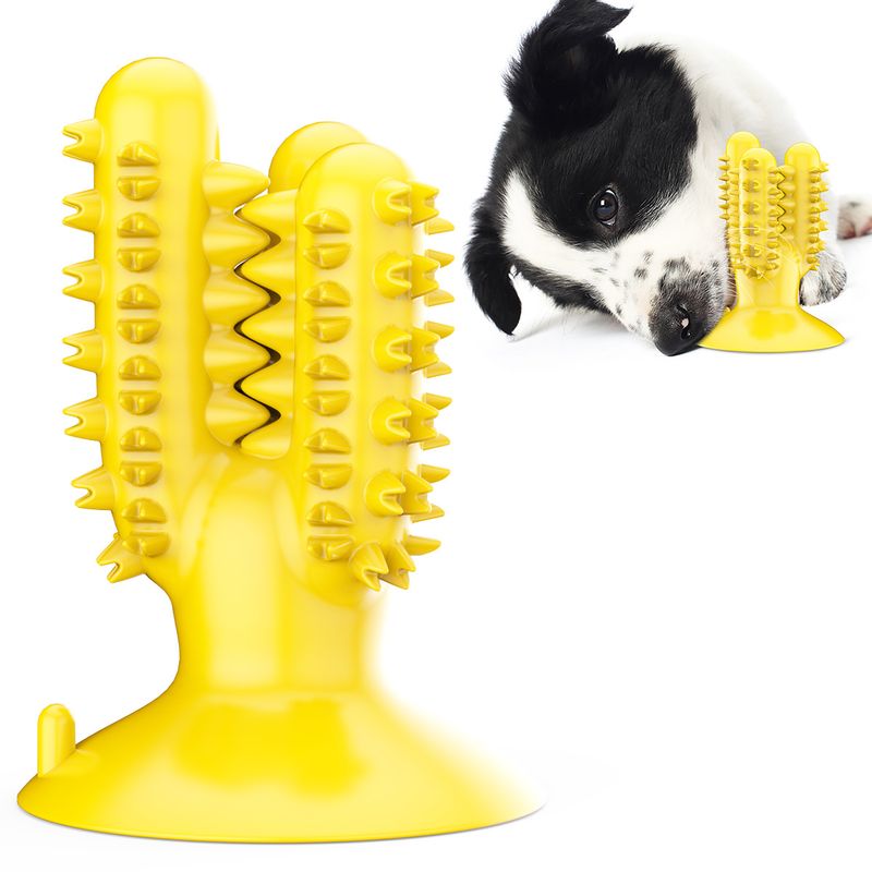 Hot-Selling Toothbrush Dog Teeth Cleaning Stick Pet Food Dispenser Durable Chew Toy For Pets_voghion.com