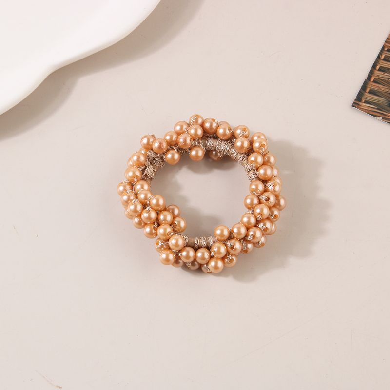 Elastico per capelli con perle colorate, elastico per capelli da donna, elastico per capelli, elastico per capelli, copricapo di alta qualità_voghion.com