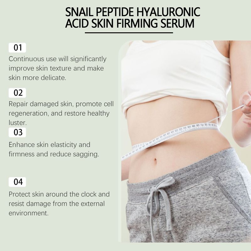 West&Month Snail Peptide Hyaluronic Acid Firming Serum Moisturizes And Tights Skin, Firming And Smoothing Skin Lines_voghion.com
