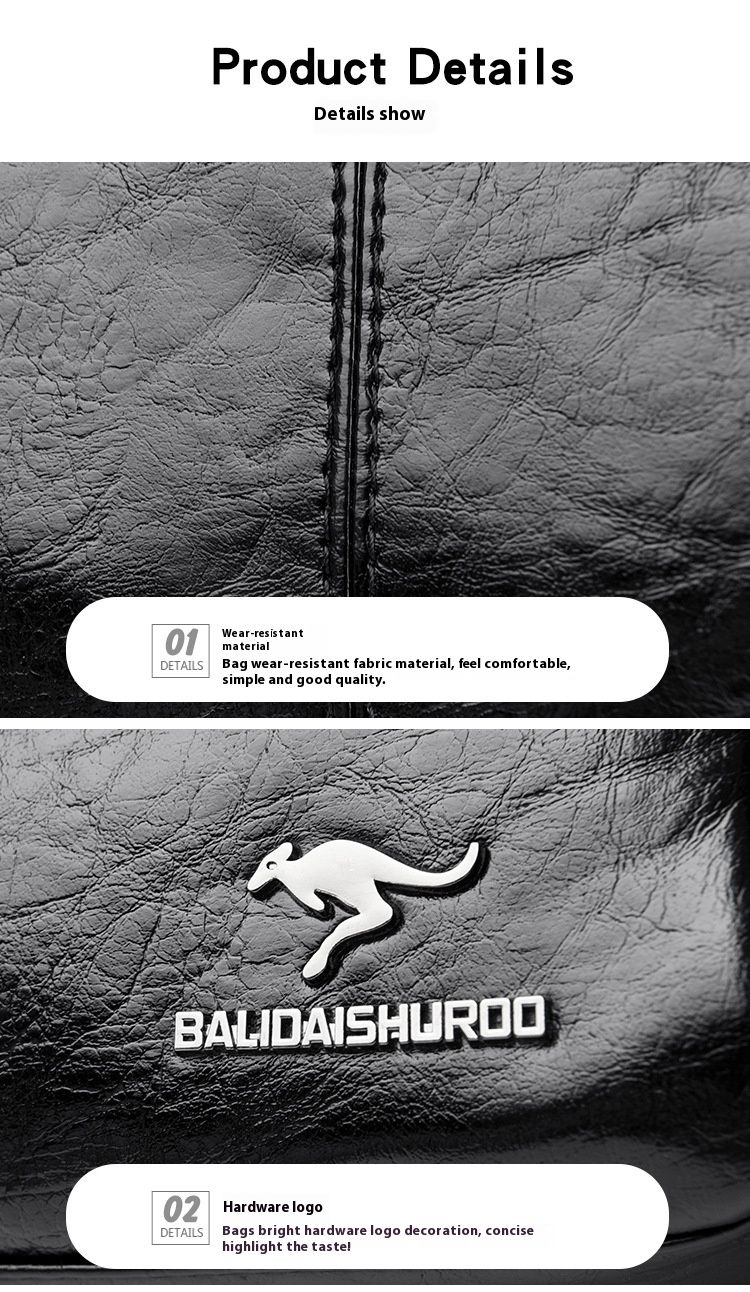 Women's Bag New Fashion Retro Versatile Contrasting Color Boston Pillow Bag Soft Leather Hand-held Large Capacity Mother Bag_voghion.com