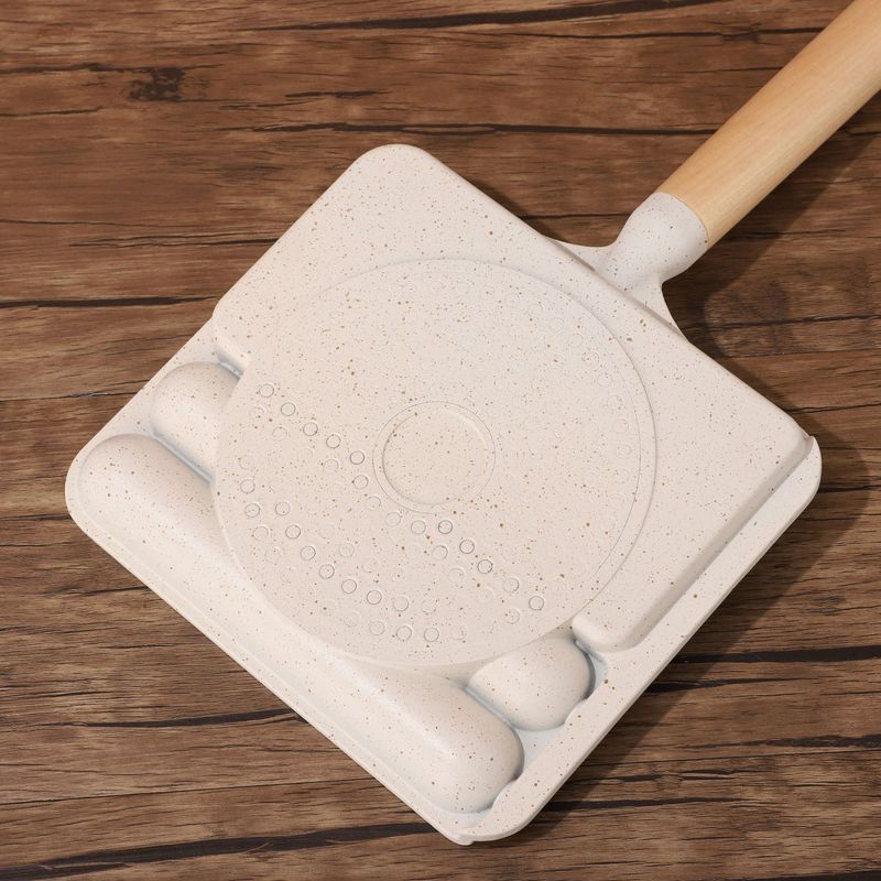 Padella antiaderente per frittelle di uova piatte e bistecche Maifan Stone Multi-Grid Breakfast Special_voghion.com