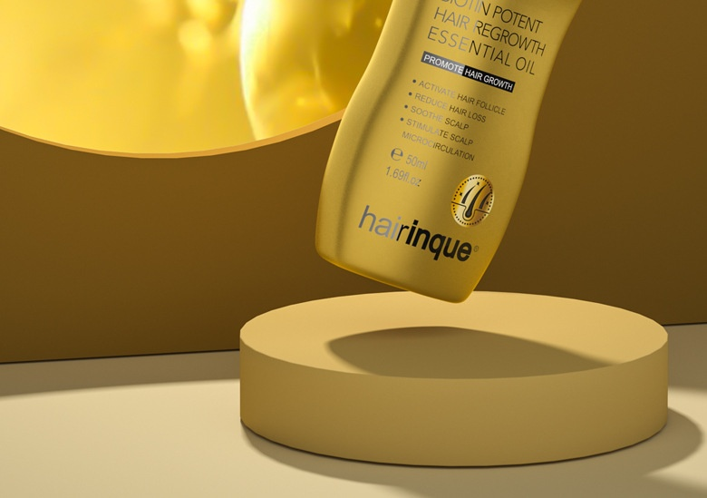 Hairinque fluffy long conserved essential oil growth hair care scalp nutrition ball essay_voghion.com