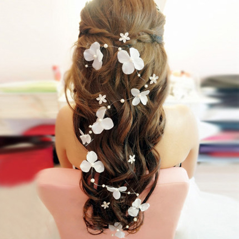 Flowers and stars, Korean bridal headdress with flowers, bridal wedding accessories, manufacturer wholesale_voghion.com